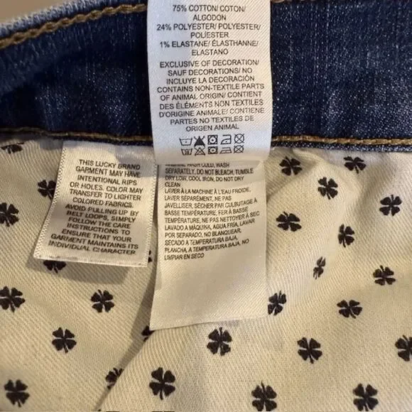 Lucky Brand 410 Athletic Slim Medium Whisker Wash Stretch Men's Size 36 x 30 - Picture 10 of 16